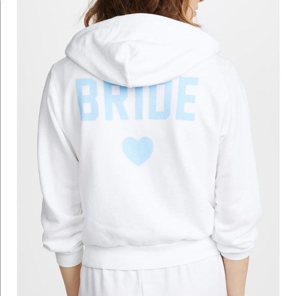 Wildfox White Bride Zip Hoodie size XS - Picture 1 of 4